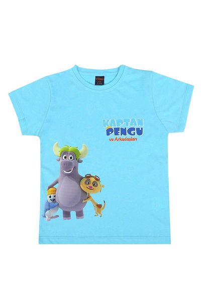 vitmo Boy's Short Sleeve Cotton Pajama Set - TRT Captain Pengu