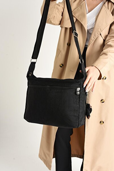 571 Collections Çanta Чорна ультралегка водонепроникна сумка через плече з безліччю кишень - Модель: 571-5D