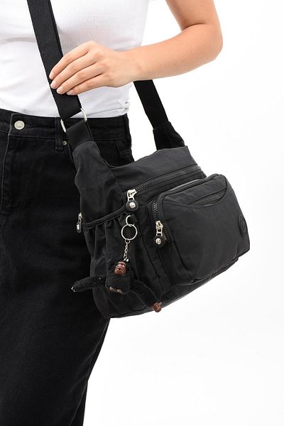 571 Collections Çanta Ultra Light and Multi-Pocket Black Women's Shoulder Bag - Crossbody (Model: 571-6E)
