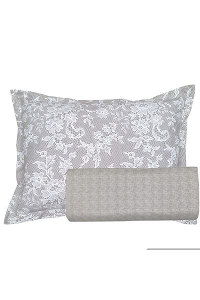 GÜLLÜCE HOME Single Elastic Sheet & Flounce Pillowcase