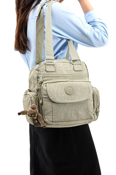 571 Collections Çanta Ultra Light Mink Shoulder Bag - Αδιάβροχη, με πολλές τσέπες (Μοντέλο: 571-5E)