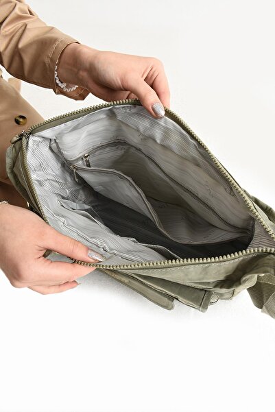 571 Collections Çanta Αδιάβροχη εξαιρετικά ελαφριά τσάντα ώμου Mink - Πολλαπλές τσέπες (Μοντέλο: 571-5D)