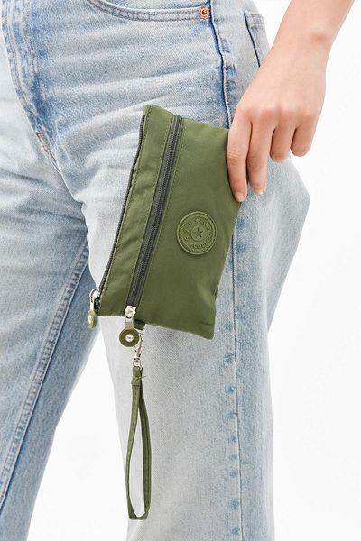 571 Collections Çanta Gray Two Compartment Wallet Phone Holder - Model 571-15D