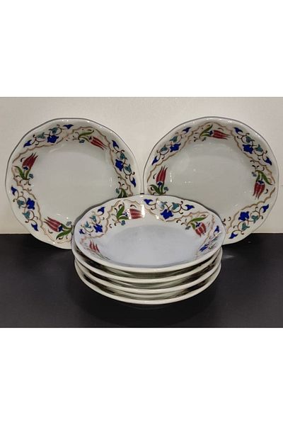 Porland Lalenaz Porcelen 6-Piece Tea Plate - 11 cm