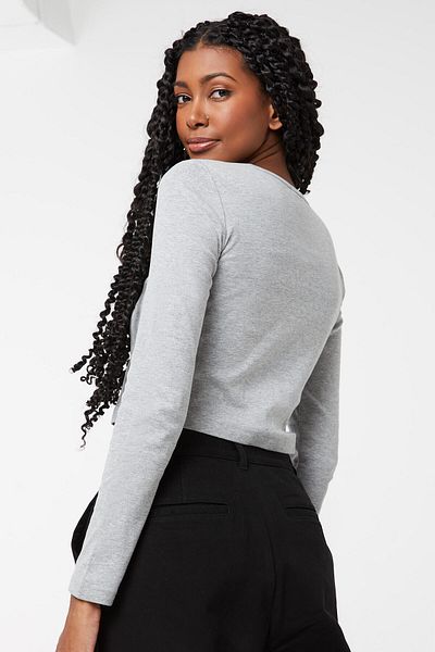 Ardene Cropped Crewneck Cardigan