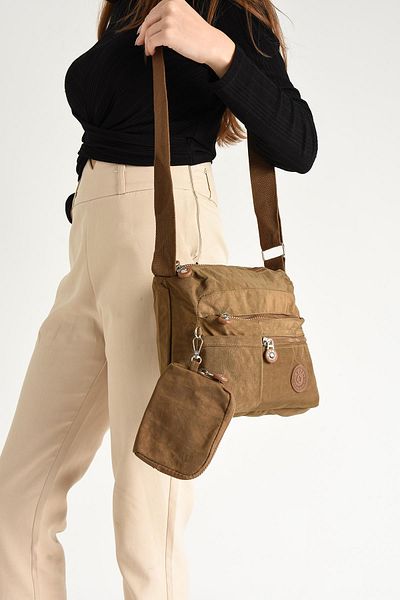 571 Collections Çanta Τσάντα ώμου Tan Ultra Light Cross Strap - Πολλαπλές τσέπες (Μοντέλο: 571-6I)
