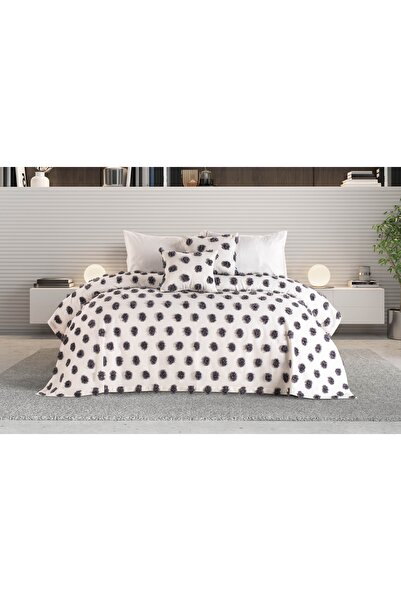 LUFA HOME مجموعة بيكيه مزدوجة بولين بومبوم