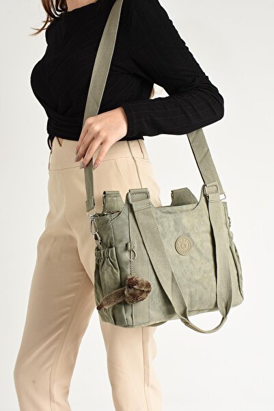 571 Collections Çanta Ultra Light Mink Shoulder Bag - Waterproof, Multi-Pocke...