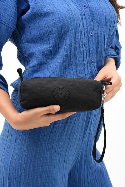 571 Collections Çanta Black Single Compartment Pen Holder - Washable and Waterproof, Makeup Bag (Model: 571-15H)