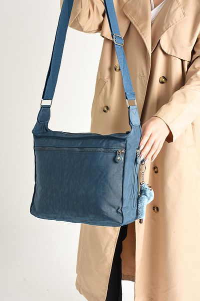 571 Collections Çanta Geantă de umăr impermeabilă, ultra-ușoară, albastră - Buzunar multiplu (Model: 571-5D)