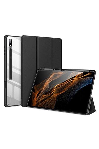 Dux Ducis SM Galaxy Tab S8 Ultra (X900-X906) Kılıf Toby Series Kalem Yerli Ma...