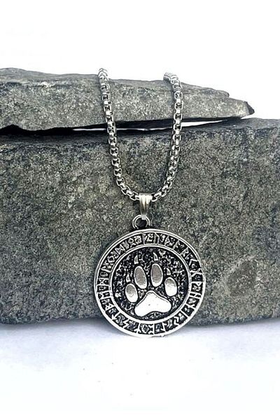 BSN Store Viking Necklace - Norse Bear Claw Talisman Mythology
