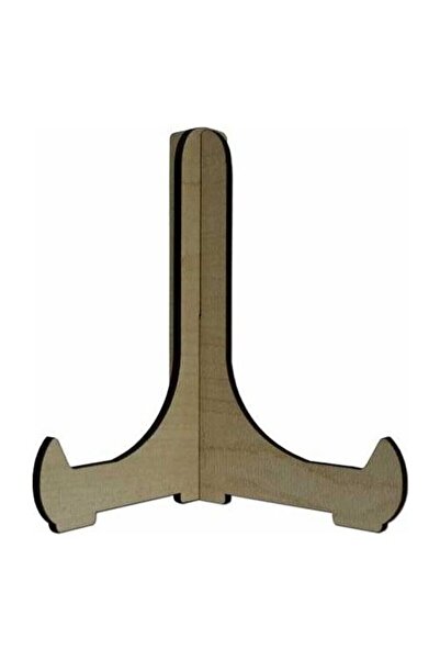 HomeJamin 5 Adet Ahşap Çerçeve Tabak Teşhir Ayağı Standı Sergi Ayak