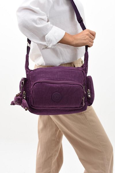 571 Collections Çanta Ultra Light and Multi-Pocket Purple Crossbody Shoulder Bag - Model 571-6G