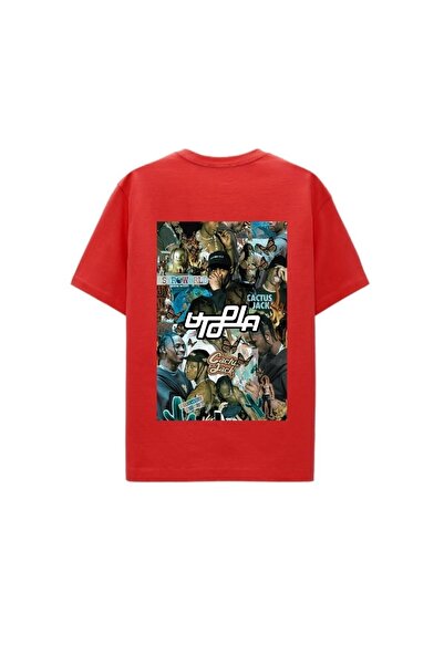 FEEL STYLE Travis Scott Black T-shirt - FS Unisex, Uživo iz Utopije - Topia U...