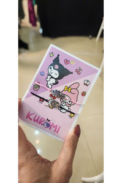Melodys Boutique Kuromi Melody 2li Arkadaş Bilekliği İp Bileklik Sevgili Bilekliği