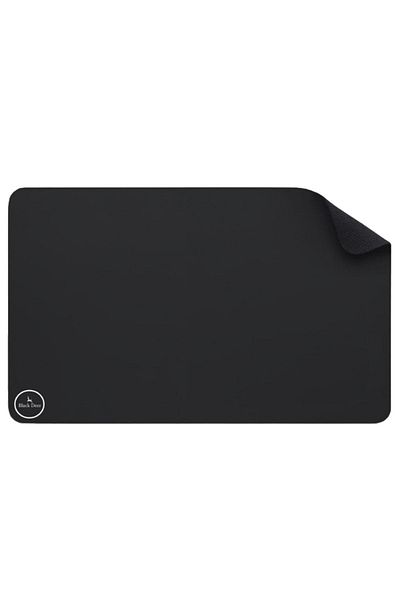 BLACK DEER Black 35x28 Large Size Professional Gaming Office Mouse Pad Anti-Slip Mouse Pad