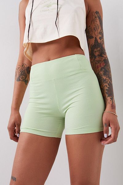 Ardene Ribbed Biker Shorts