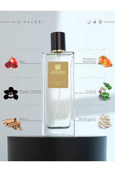 JOURE PERFUME Joure J40 - Çiçeksi Pudralı Meyveli Kokulu 50ml Kalıcı Edp Kadı...