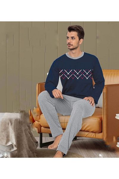 Ayans Pijama Σετ πιτζάμες με δύο κλωστές (χοντρό) μακρυμάνικο