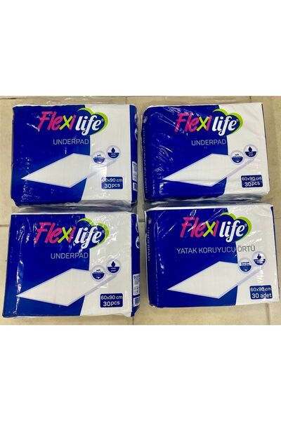 flexi flexilife فليكسي لايف فليكسي لايف 30 لو 60×90 واقي مرتبة 120 قطعة