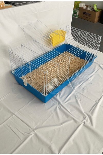 EuroGold Mega Büyük Boy Tavşan Guinea Pig Kemirgen Kafesi 100x52x040 cm