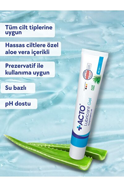 Acto Lubrıcant Gel 42 ml Kayganlaştırıcı Jel.