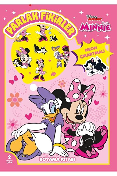 Doğan Çocuk Disney Minnie Parlak Fikirler Neon Çıkartmalı Boyama Kitabı
