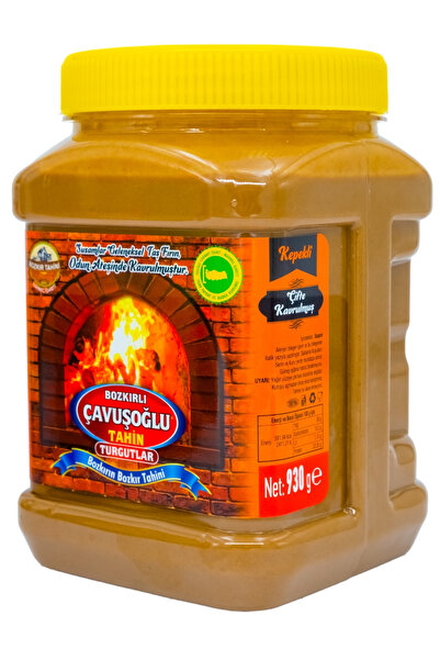 Bozkırlı Çavuşoğlu Çifte Kavrulmuş Kepekli Bozkır Tahini 930 Gr