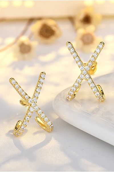 MAZEN VIP Women's Earrings - Design X Cross