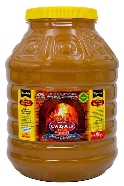 Bozkırlı Çavuşoğlu Breast Tahini in Wood Fire Tahini 4900g