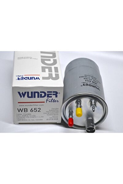 WUNDER FILTER Icon Group - Fiat Fiorino - Doblo Uyumlu1,9 Jtd Yakıt - Mazot Filtresi - Wb652