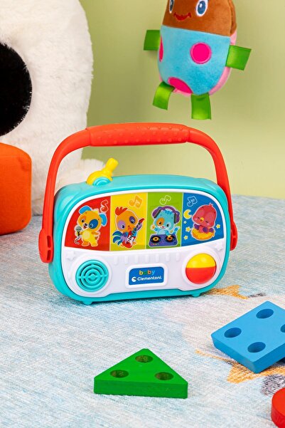 CLEMENTONI Işıklı ve Sesli Bebek Radyosu