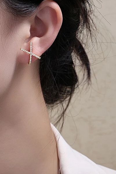 MAZEN VIP Women's Earrings - Design X Cross