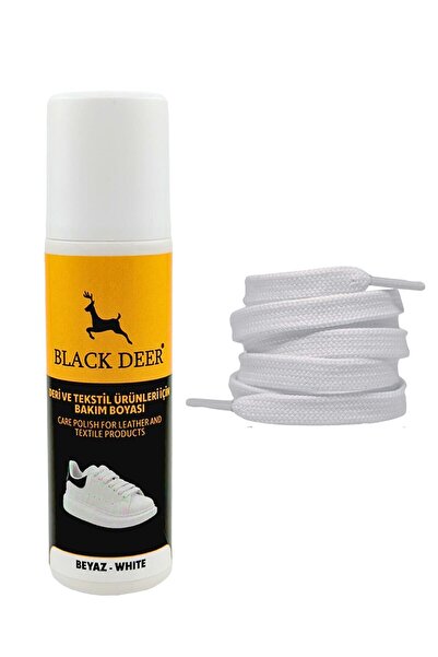 BLACK DEER Beyaz Ayakkabı,deri,kumaş Boyası,sneaker Beyaz Ayakkabı Temizleyic...