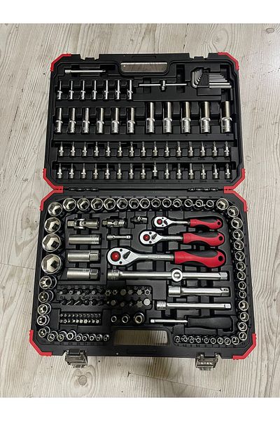 Gedore R4560/3172 Bits End Socket Wrench Set - 1/4"-3/8"-1/2" 172 Pieces Made in Germany