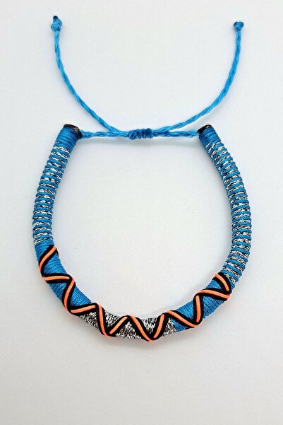 AYS TASARIM Renkli İp Bileklik.Rasta Bileklik.Şans Bilekliği.Makrome İp Bileklik