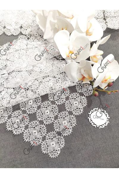 Çeyizci Needle Lace Living Room Set 17 Pieces