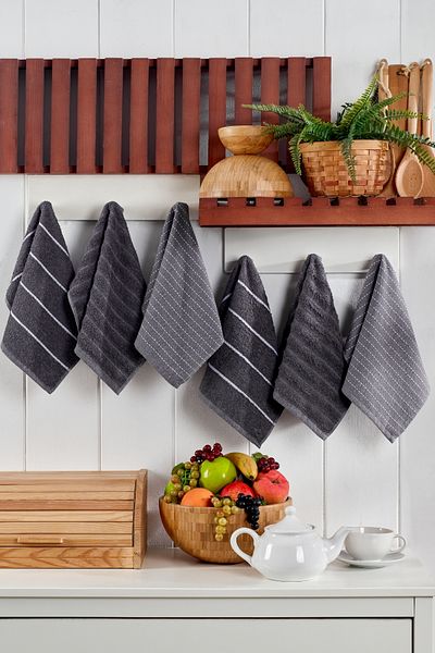 TABEA HOME Lóhere 6 db pamut kéz- és arctörlő készlet - 30x50 cm-es konyharuha