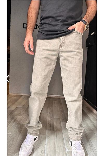 viking's line Men's Baggy Trousers - Kaizer Denim Khaki