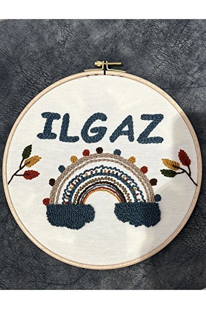 afralya home 25 Cm-çocuk Ve Bebek Odası Harf Kapı Ve Duvar Süsü Pano Punch Isimlik Hediyelik