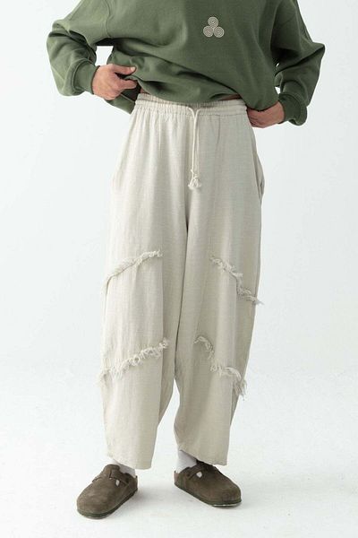 snugbrandwear Beige Flow Pants