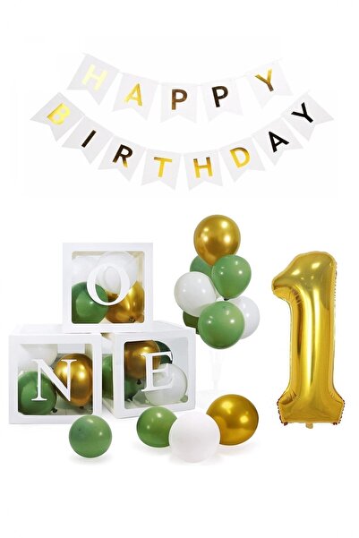 BİDOLUMUTLULUK 1 Yaş Doğum Günü Konsepti One Happy Bırthday