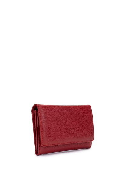 Tamer Tanca Red Genuine Leather Women's Wallet