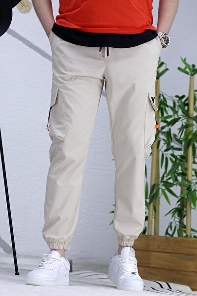 WAFRA Ανδρικό Jogger Leg Elastic Cargo Pantalon Xxx