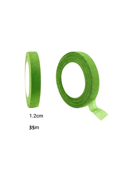 roco paper Flower Tape Ανοιχτό Πράσινο 12 Ρολά 1 cm x 35 m