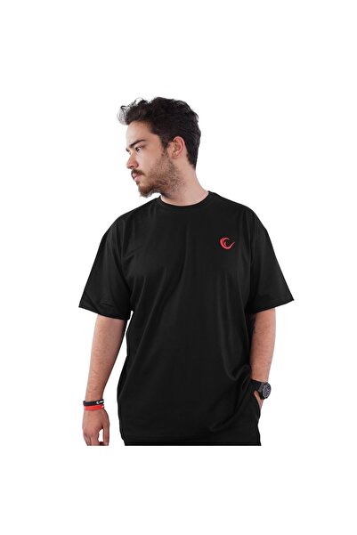 Rampage Kırmızı Oversize % 100 Pamuk L Beden Baskılı T-shirt
