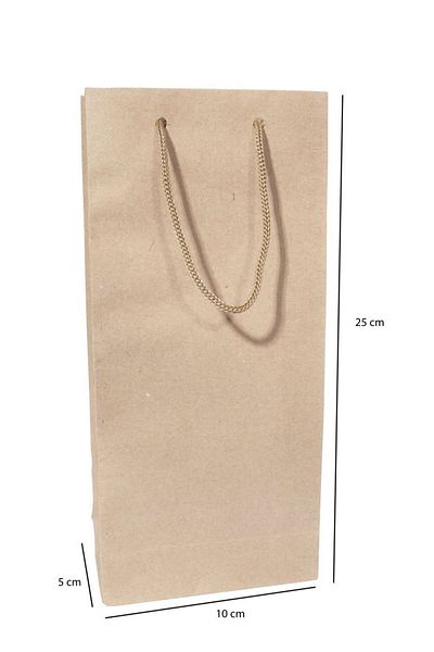 roco paper Τσάντα Kraft Cardboard 10x25 Cm 25 Τεμάχια - Βραχιόλι