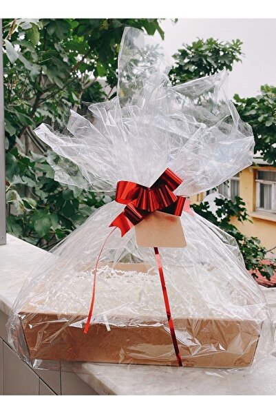 roco paper Jelatinli Kağıt Hediye Paketleme Sepeti Kraft 2 Set - 9 Parça (Zig...