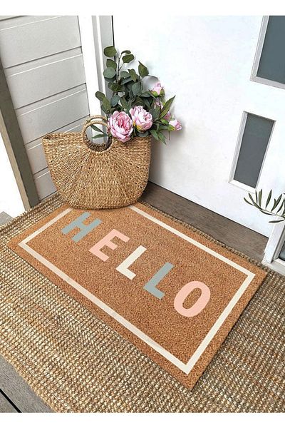 İki Sade Door Mat - Koko Mat - Door Mat
